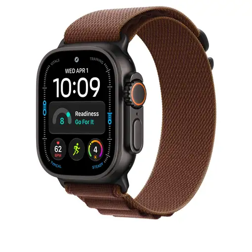 Apple Correa Loop Alpine burdeos (49 mm) - Talla L - Titanio negro