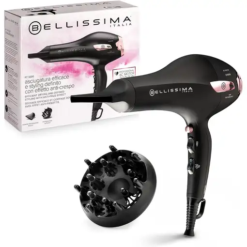 Bellissima P7 3200 secador 2100 W Negro, Rosa
