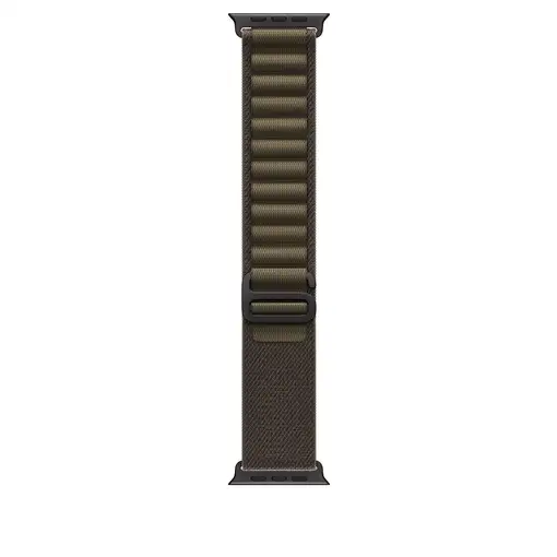 Apple Correa Loop Alpine oliva oscuro (49 mm) - Talla M - Titanio negro Apple Correa Loop Alpine oliva oscuro (49 mm) - Talla M - Titanio negro