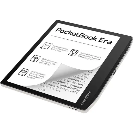 PocketBook 700 Era Silver lectore de e-book Pantalla táctil 16 GB Negro, Plata