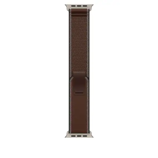 Apple Correa Loop Trail ocre fuerte (49 mm) - Talla S/M - Titanio natural