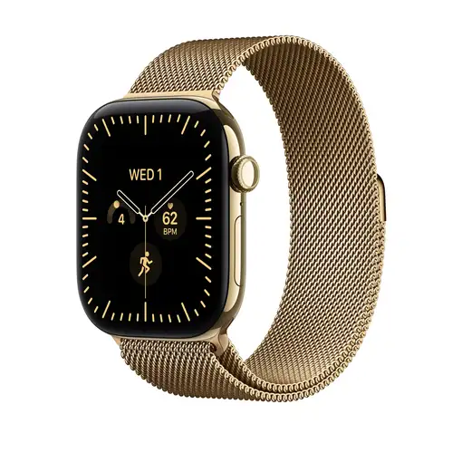 Apple Pulsera Milanese Loop en oro brillante (46 mm) - Talla M/L