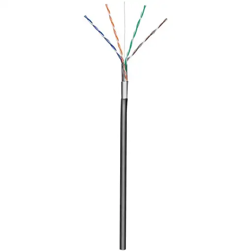 Techly ITP8-RIS-0305LO cable de red Negro 305 m Cat5e F/UTP (FTP)