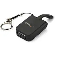StarTech.com Adaptador Portátil USB-C a VGA con Llavero de Conexión Rápida StarTech.com Adaptador Portátil USB-C a VGA con Llavero de Conexión Rápida