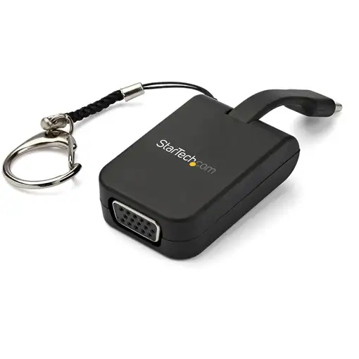 StarTech.com Adaptador Portátil USB-C a VGA con Llavero de Conexión Rápida StarTech.com Adaptador Portátil USB-C a VGA con Llavero de Conexión Rápida