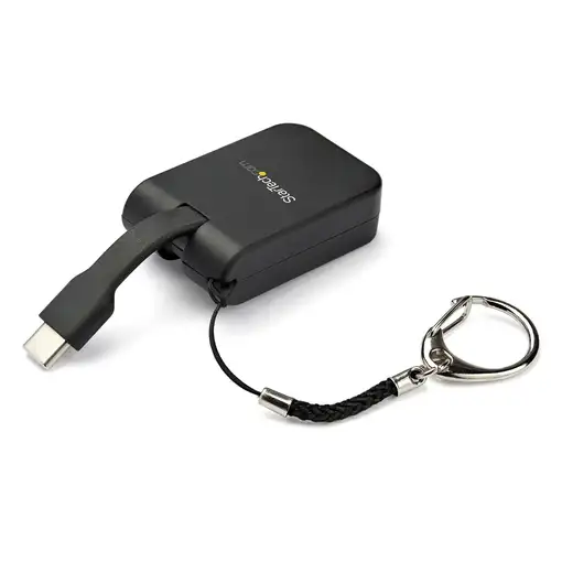 StarTech.com Adaptador Portátil USB-C a VGA con Llavero de Conexión Rápida