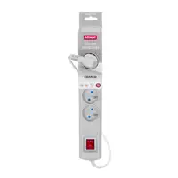 Activejet ACP-5GN 3M SZ base múltiple 5 salidas AC Interior Gris Activejet ACP-5GN 3M SZ base múltiple 5 salidas AC Interior Gris