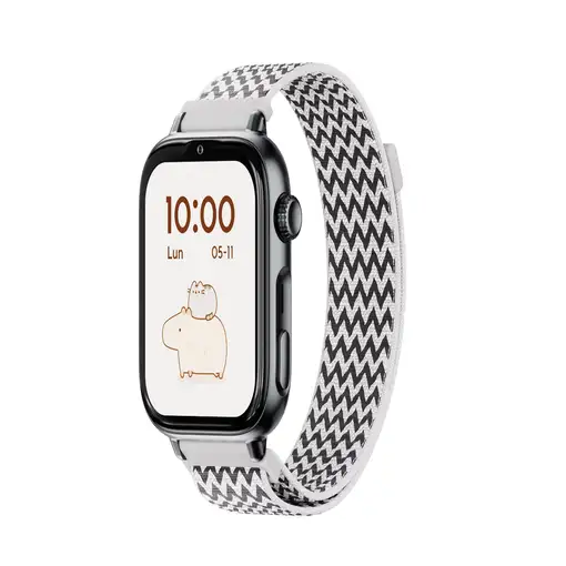 Reloj GPS Infantil SaveFamily SaveWatch PLUS 2 Carcasa Negra Correa Tela Zig Zag Reloj GPS Infantil SaveFamily SaveWatch PLUS 2 Carcasa Negra Correa Tela Zig Zag