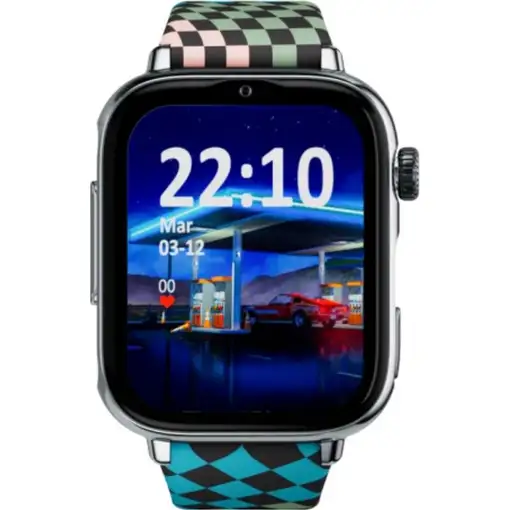 Reloj GPS Infantil SaveFamily SaveWatch PLUS 2 Carcasa Plata Correa Silicona Loop