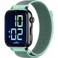 Reloj GPS Infantil SaveFamily SaveWatch PLUS 2 Carcasa Negra Correa Tela Ocean