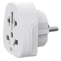 Celly TRAVELADAPTER adaptador de enchufe eléctrico Tipo F Universal Blanco Celly TRAVELADAPTER adaptador de enchufe eléctrico Tipo F Universal Blanco