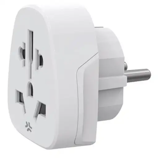 Celly TRAVELADAPTER adaptador de enchufe eléctrico Tipo F Universal Blanco Celly TRAVELADAPTER adaptador de enchufe eléctrico Tipo F Universal Blanco