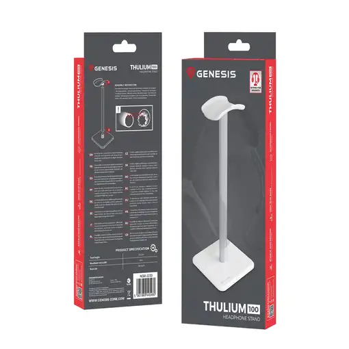 GENESIS Thulium 100 White Soporte para auriculares