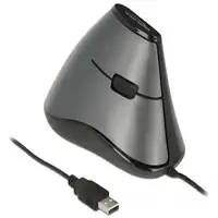 DeLOCK 12527 ratón Oficina Mano derecha USB tipo A Óptico 800 DPI