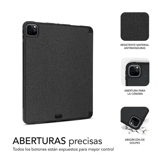 Funda Tablet Shock Case Para Ipad Pro 11\ 2021/20/18 Negro