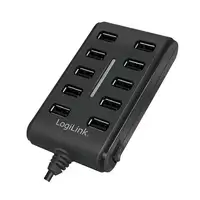 LogiLink UA0125 hub de interfaz USB 2.0 480 Mbit/s Negro LogiLink UA0125 hub de interfaz USB 2.0 480 Mbit/s Negro