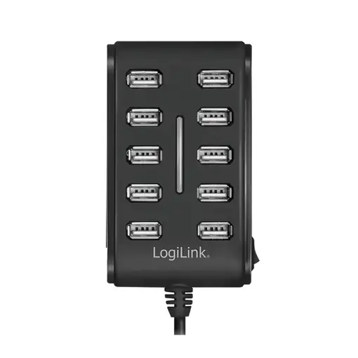 LogiLink UA0125 hub de interfaz USB 2.0 480 Mbit/s Negro