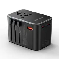Vention FJDB0 adaptador de enchufe eléctrico Universal Negro Vention FJDB0 adaptador de enchufe eléctrico Universal Negro