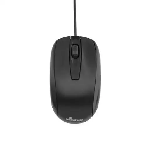 MediaRange MROS211 ratón Oficina Ambidextro USB tipo A Óptico 1000 DPI