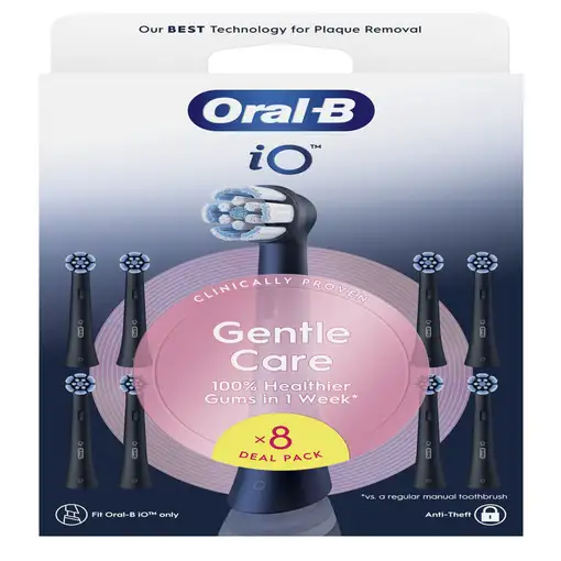 Oral-B iO RB SBF 8 FBNLSENOR Box RF C 8 pieza(s) Negro, Azul, Blanco