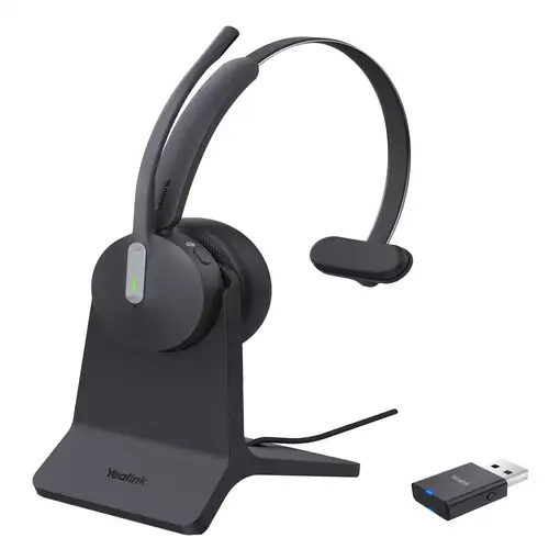 Yealink WH64 Hybird Mono with Charging Stand Teams Auriculares Inalámbrico Diadema Yealink WH64 Hybird Mono with Charging Stand Teams Auriculares Inalámbrico Diadema