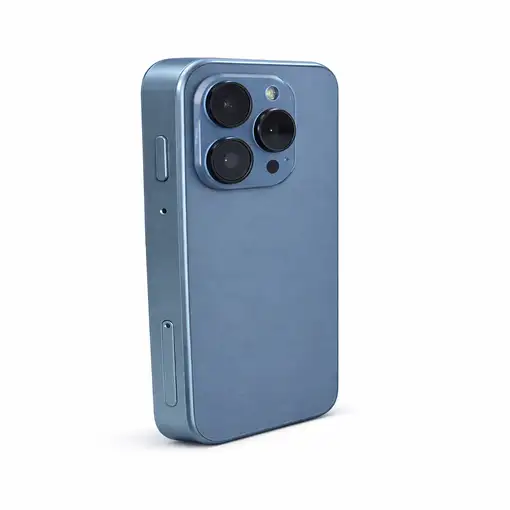 Mini Movil Premium con Triple Cámara, Diseño Elegante y Tamaño Compacto X15-Azul