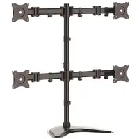 StarTech.com Base de Soporte Ajustable VESA para 4 Monitores de hasta 27" (8Kg) StarTech.com Base de Soporte Ajustable VESA para 4 Monitores de hasta 27" (8Kg)