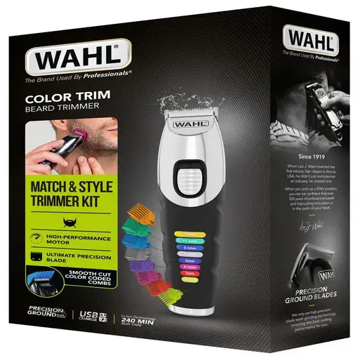 Wahl Color Trim AC/Batería 8 1,3 cm Negro, Acero inoxidable