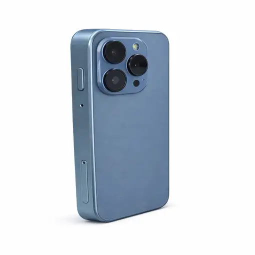 Mini Movil Premium con Triple Cámara, Diseño Elegante y Tamaño Compacto X18-Azul