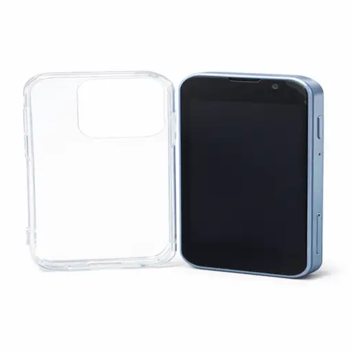 Mini Movil Premium con Triple Cámara, Diseño Elegante y Tamaño Compacto X18-Azul