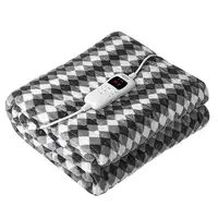 Manta eléctrica 120W 7 temperaturas vellón gris 160x180 cm CR 7442 CAMRY PREMIUM