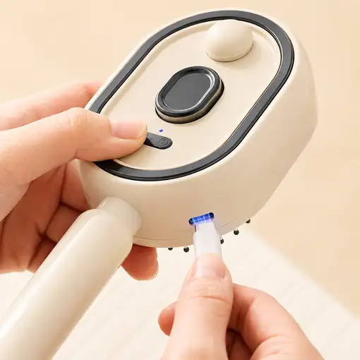 Cepillo Capilar Klack Pulverización 10 ml USB-C, Antienredos y Antiestático Masaje