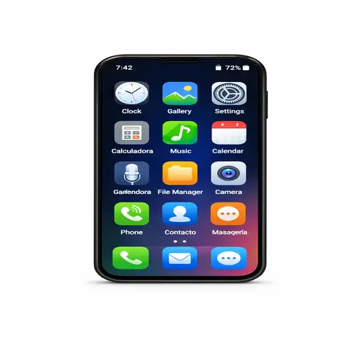 Mini Móvil Premium con Triple Cámara, Diseño Elegante y Tamaño Compacto-Negro Mini Móvil Premium con Triple Cámara, Diseño Elegante y Tamaño Compacto-Negro
