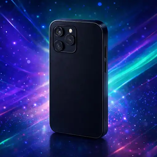 Mini Móvil Premium con Triple Cámara, Diseño Elegante y Tamaño Compacto-Negro