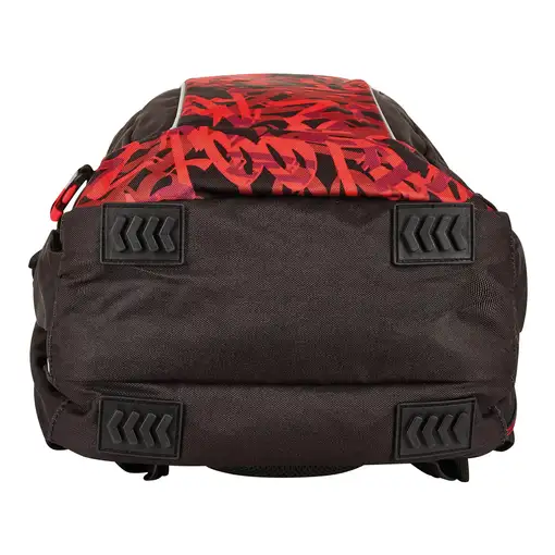Herlitz Ultimate Graffiti mochila Mochila deportiva Negro, Rojo Poliéster