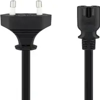 Goobay 95039 cable de transmisión Negro 5 m Enchufe tipo C C7 acoplador Goobay 95039 cable de transmisión Negro 5 m Enchufe tipo C C7 acoplador