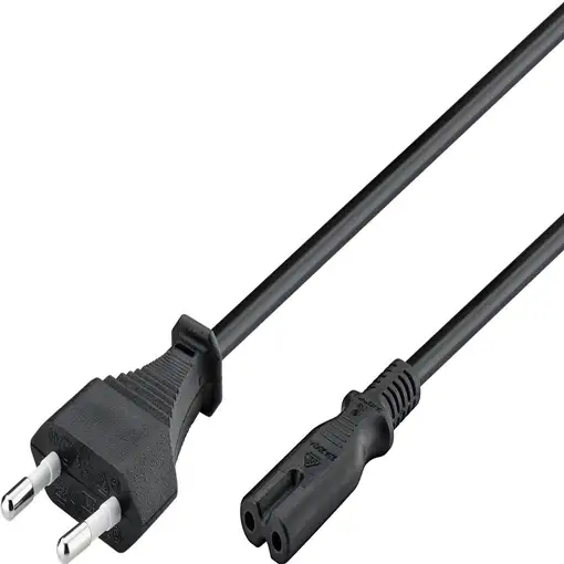 Goobay 95039 cable de transmisión Negro 5 m Enchufe tipo C C7 acoplador