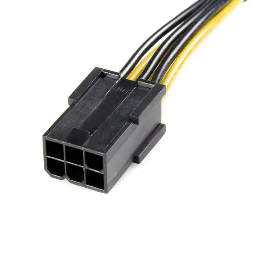 StarTech.com Cable adaptador de alimentación PCI Express de 6 pines a 8 pines