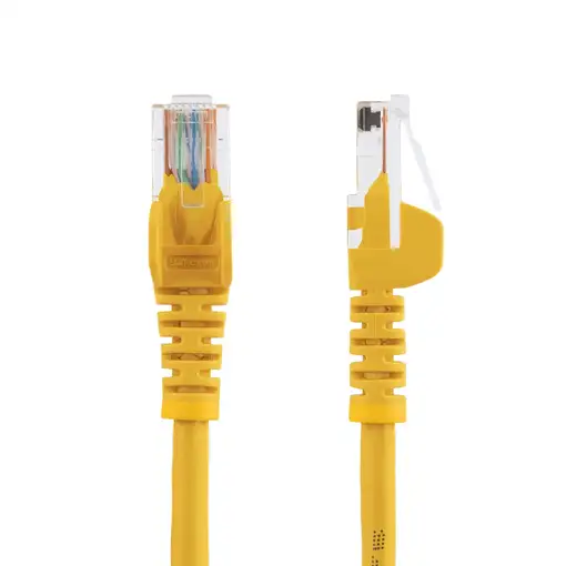 StarTech.com Cable de Red de 10m Amarillo Cat5e Ethernet RJ45 sin Enganches