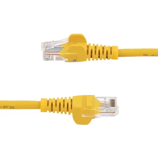 StarTech.com Cable de Red de 10m Amarillo Cat5e Ethernet RJ45 sin Enganches