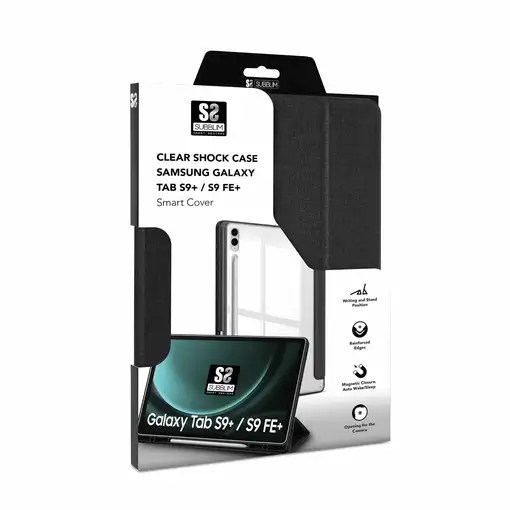 Funda Tablet Clear Shock Case Para Samsung S9+/S9 Fe+ 12,4\