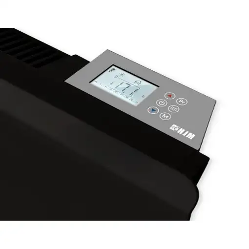 Emisor Térmico CERÁMICO THALIE 1500W Negro, Bajo Consumo-Programable 24/7