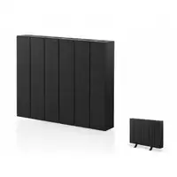 Emisor térmico seco ELIAN 1000 W negro con patas incluidas, Programable 24/7 Emisor térmico seco ELIAN 1000 W negro con patas incluidas, Programable 24/7