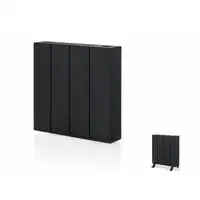 Emisor térmico seco ELIAN 500 W negro con patas incluidas, Programable 24/7 Emisor térmico seco ELIAN 500 W negro con patas incluidas, Programable 24/7