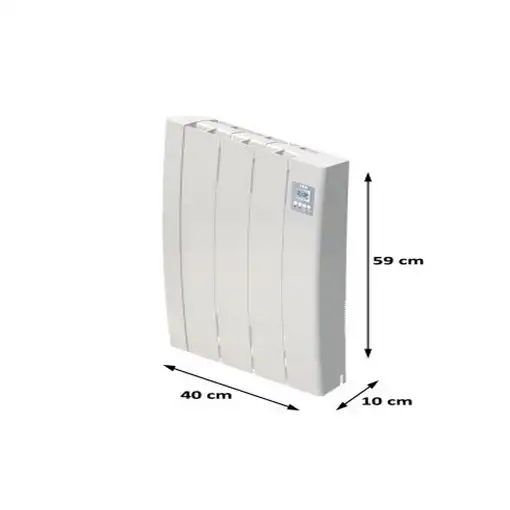 Emisor Térmico Fluido Bajo Consumo TAYN 500 WiFi Curvo - Programable - ALEXA y GOO