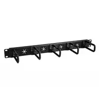 StarTech.com Panel Horizontal 1U y 19 Pulgadas de Gestión de Cableado para Armario StarTech.com Panel Horizontal 1U y 19 Pulgadas de Gestión de Cableado para Armario