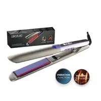 Cecotec Lisse i-Twerk Pro Elite Cepillo alisador Caliente Púrpura, Color piedra