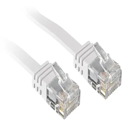 Lindy 1m Cat.6 cable de red Blanco Cat6