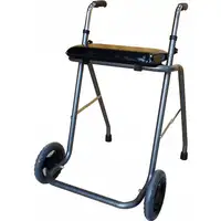 Andador de 2 ruedas con asiento, aluminio, RF-651/CZA REHAFUND Andador de 2 ruedas con asiento, aluminio, RF-651/CZA REHAFUND