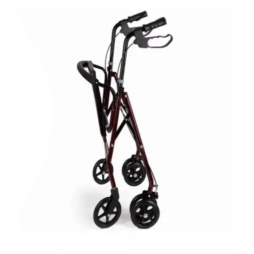Andador con 4 ruedas, asiento, plegable y ajustable, PPCO23 MDH